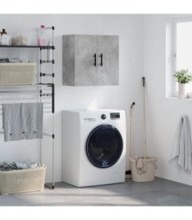 vidaXL Wall Cabinet Concrete Grey 60x31x60 cm Engineered Wood — V0672042539