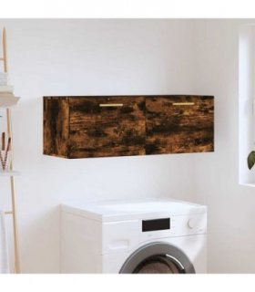 vidaXL Wall Cabinet | Smoked oak | Engineered wood | Wall Cabinet | Rectangular — Size: 100 x 36.5 x 35 cm
