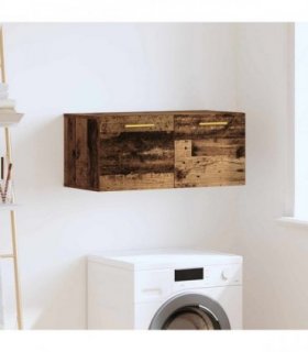 vidaXL Wall Cabinet Old wood 80 x 36.5 x 35 cm Engineered wood