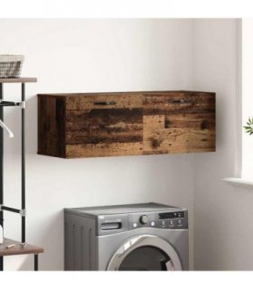 vidaXL Wall-Mounted Cabinet Wall-mounted Old Wood 100 x 36.5 x 35 cm — V0672042576