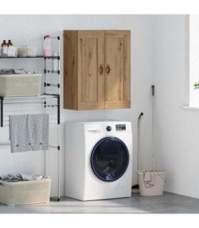 vidaXL Wall Mounted Cabinet Artisan Oak 69.5 x 34 x 90 cm