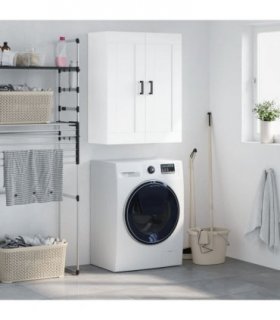 vidaXL Wall Mounted Cabinet White 69.5x34x90 cm Engineered Wood — V0672042663