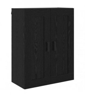 vidaXL Wall Mounted Cabinet Black Oak 69.5 x 34 x 90 cm — V0672042665