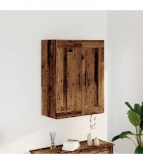 vidaXL Wall Mounted Cabinet Old Wood 69.5x34x90 cm Engineered Wood — V0672042688