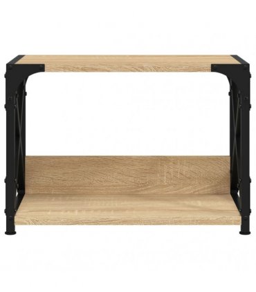 vidaXL Printer Stand 2-Tier Sonoma Oak 44x26x31.5 cm Engineered Wood