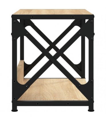 vidaXL Printer Stand 2-Tier Sonoma Oak 44x26x31.5 cm Engineered Wood