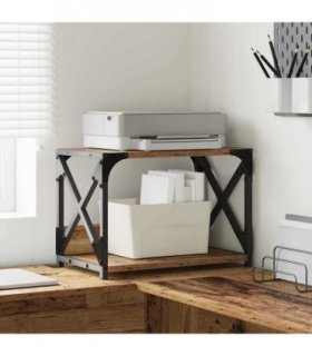 vidaXL Printer Stand Old Wood 44 x 26 x 31.5 cm Engineered Wood