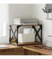 vidaXL Printer Stand Old Wood 44 x 26 x 31.5 cm Engineered Wood
