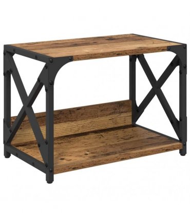 vidaXL Printer Stand Old Wood 44 x 26 x 31.5 cm Engineered Wood