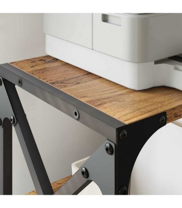 vidaXL Printer Stand Old Wood 44 x 26 x 31.5 cm Engineered Wood