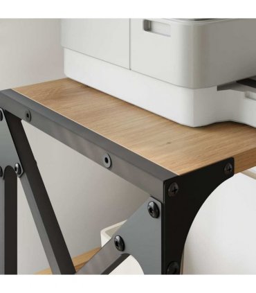 vidaXL Printer Stand Artisan Oak 44 x 26 x 31.5 cm Engineered Wood