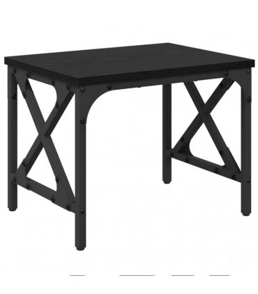 vidaXL Printer Stand Black Oak 40 x 30 x 31 cm Engineered Wood