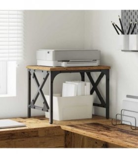 vidaXL Printer Stand Old Wood 40 x 30 x 31 cm Engineered Wood