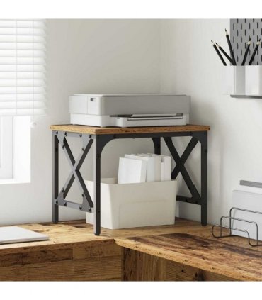 vidaXL Printer Stand Old Wood 40 x 30 x 31 cm Engineered Wood