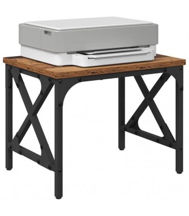 vidaXL Printer Stand Old Wood 40 x 30 x 31 cm Engineered Wood