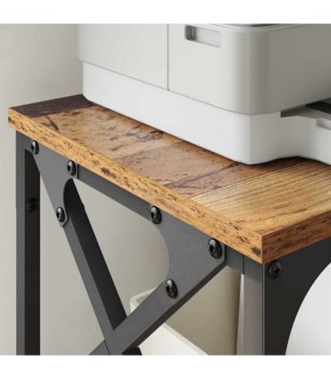 vidaXL Printer Stand Old Wood 40 x 30 x 31 cm Engineered Wood