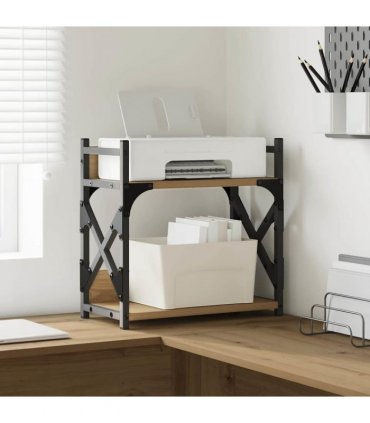 vidaXL Printer Stand Artisan Oak 40 x 20 x 40 cm Engineered Wood