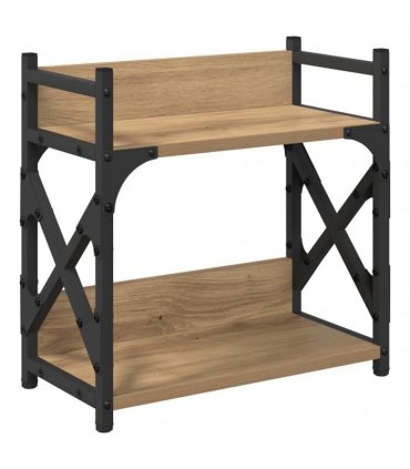 vidaXL Printer Stand Artisan Oak 40 x 20 x 40 cm Engineered Wood