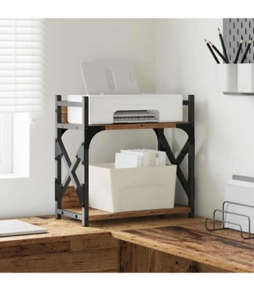 vidaXL Printer Stand Old Wood 40 x 20 x 40 cm Engineered Wood