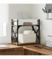 vidaXL Printer Stand Old Wood 40 x 20 x 40 cm Engineered Wood