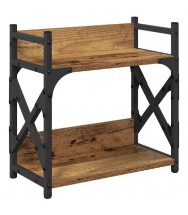 vidaXL Printer Stand Old Wood 40 x 20 x 40 cm Engineered Wood