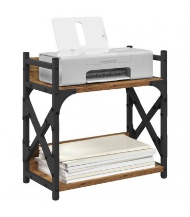 vidaXL Printer Stand Old Wood 40 x 20 x 40 cm Engineered Wood