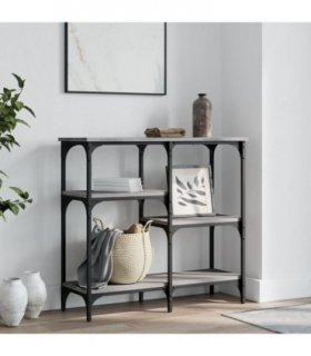 vidaXL Console Table Grey Sonoma 80x29x75 cm Engineered Wood