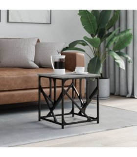 vidaXL Coffee Table Grey Sonoma 45x45x47.5 cm Engineered Wood — Size: 45 x 45 x 47.5 cm