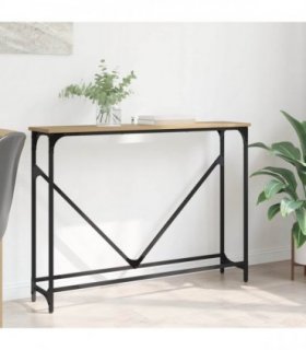 vidaXL Console Table Artisan Oak 102 x 23 x 75 cm Engineered Wood