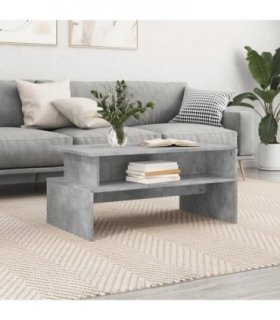 vidaXL Coffee Table Concrete Grey 90x55x42.5 cm Engineered Wood