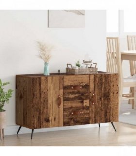 vidaXL Sideboard with Drawer Old Wood 100 x 36 x 60 cm Engineered Wood