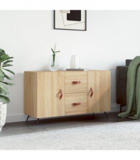 vidaXL Sideboard Sonoma Oak 100x36x60 cm Engineered Wood — V0672043170