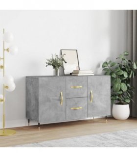 vidaXL Sideboard Concrete Grey 100x36x60 cm Engineered Wood — V0672043176