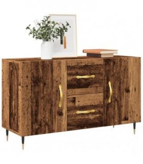 vidaXL Sideboard Old Wood 100x36x60 cm Engineered Wood — V0672043178