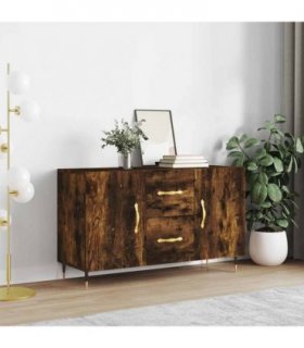 vidaXL Sideboard | Smoked Oak | Engineered Wood and Metal | Medium | Storage