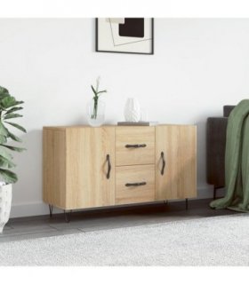 vidaXL Sideboard Sonoma Oak 100x36x60 cm Engineered Wood — V0672043195