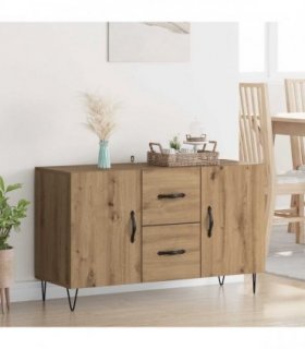 vidaXL Sideboard Artisan Oak 100 x 36 x 60 cm Engineered Wood — V0672043198