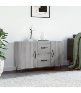 vidaXL Sideboard Grey Sonoma 100x36x60 cm Engineered Wood — V0672043200