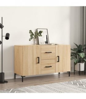 vidaXL Sideboard Sonoma Oak 100x36x60 cm Engineered Wood — V0672043202