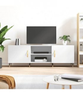 vidaXL TV Cabinet White 150x30x50 cm Engineered Wood — V0672043356
