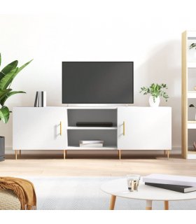 vidaXL TV Cabinet White 150x30x50 cm Engineered Wood — V0672043362