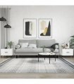 vidaXL Coffee Tables 2 pcs White 50x50x40 cm Engineered Wood — V0672043487