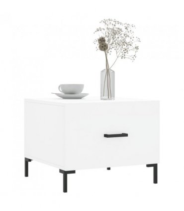 vidaXL Coffee Tables 2 pcs White 50x50x40 cm Engineered Wood — V0672043487