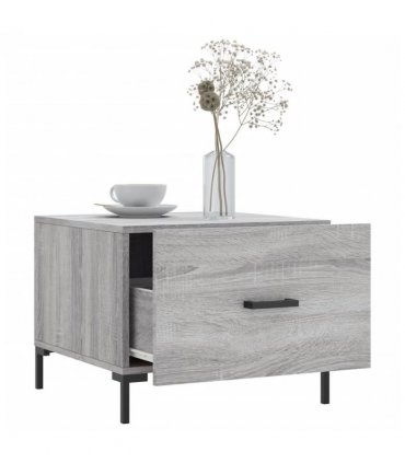 vidaXL Coffee Tables 2 pcs Grey Sonoma 50x50x40 cm Engineered Wood — V0672043489