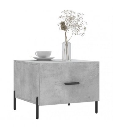 vidaXL Coffee Table Concrete Grey 50x50x40 cm Engineered Wood — V0672043491