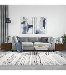 vidaXL Coffee Tables 2 pcs Brown Oak 50x50x40 cm Engineered Wood — V0672043492