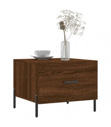 vidaXL Coffee Tables 2 pcs Brown Oak 50x50x40 cm Engineered Wood — V0672043492