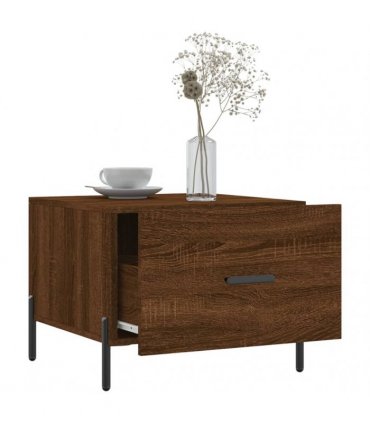 vidaXL Coffee Tables 2 pcs Brown Oak 50x50x40 cm Engineered Wood — V0672043492