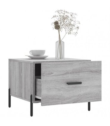 vidaXL Coffee Tables 2 pcs Grey Sonoma 50x50x40 cm Engineered Wood — V0672043494