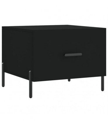 vidaXL Coffee Tables 2 pcs Black 50x50x40 cm Engineered Wood — V0672043496